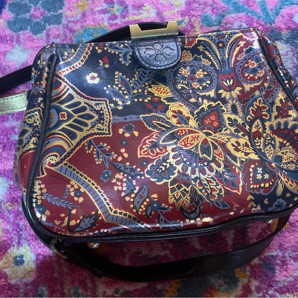 Patricia Nash Multicolor Paisley Crossbody Bag
